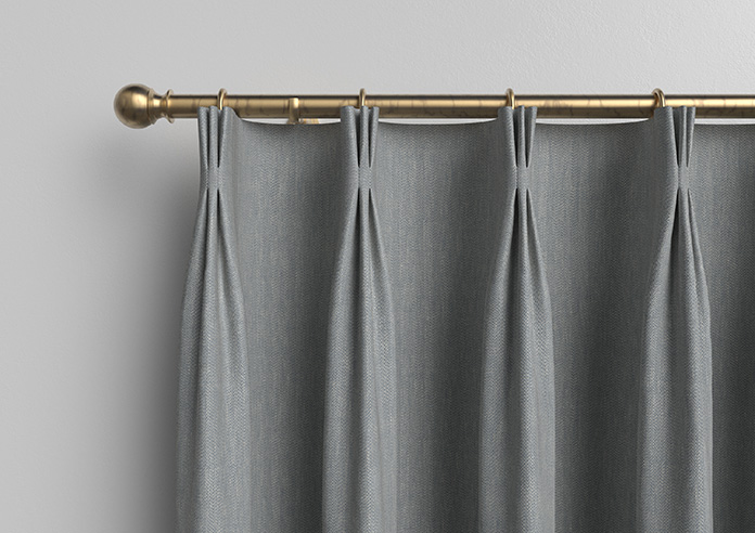 Delicate Chevron, Dark Blue - Made to Measure Curtains - Image 11